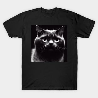 Midnight Cat - A Feline in the Dark T-Shirt